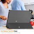 Samsung Galaxy Tab S12+ Tri-Fold Series Smart Folio-etui - Grå