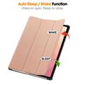Samsung Galaxy Tab S12+ Tri-Fold Series Smart Folio-etui - rosa gull