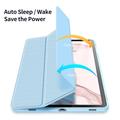 Samsung Galaxy Tab S9 Dux Ducis Toby Tri-Fold Smart Folio-etui - Baby Blå