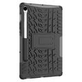 Samsung Galaxy Tab S10 FE/S9 FE Anti-Slip Hybrid-deksel med Stativ
