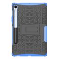 Samsung Galaxy Tab S10 FE/S9 FE Anti-Slip Hybrid-deksel med Stativ - Blå / Svart