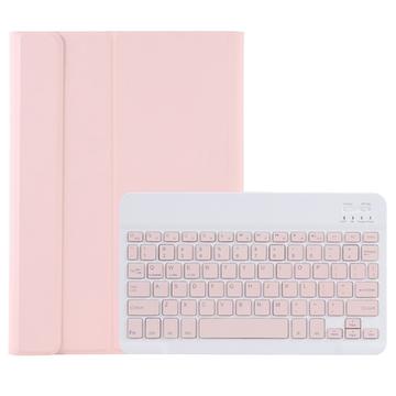 Samsung Galaxy Tab S10 FE/S9 FE Etui med Bluetooth-tastatur - Rosa