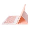 Samsung Galaxy Tab S10 FE/S9 FE Etui med Bluetooth-tastatur - Rosa