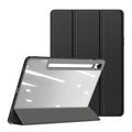 Samsung Galaxy Tab S9 FE Dux Ducis Toby Tri-Fold Smart Folio-etui - Svart