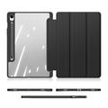 Samsung Galaxy Tab S9 FE Dux Ducis Toby Tri-Fold Smart Folio-etui - Svart