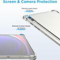 Samsung Galaxy Tab S9 FE+ Antiskli TPU-deksel - Gjennomsiktig