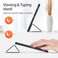 Samsung Galaxy Tab S9 FE+ Dux Ducis Domo Tri-Fold Smart Folio-etui - Blå