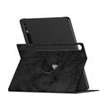 Samsung Galaxy Tab S9+ 360 Roterende Folio-etui - Svart
