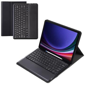 Samsung Galaxy Tab S9+ Etui med Bluetooth-tastatur - Svart