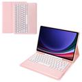 Samsung Galaxy Tab S9+ Etui med Bluetooth-tastatur (Åpen Emballasje - Bulk)  - Rosa