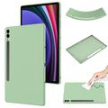 Samsung Galaxy Tab S9+/S9 FE+ Liquid Silicone Deksel - Grønn