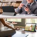 Samsung Galaxy Tab S9+ Tri-Fold Series Smart Folio-etui - Svart