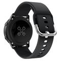 Samsung Galaxy Watch Active/Active2 Myk silikonstropp - Svart