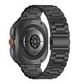 Samsung Galaxy Watch Ultra 2024/2025/2026 Tech-Protect-rem i rustfritt stål - 47mm - Svart