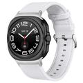 Samsung Galaxy Watch Ultra 2024/2025 Lærrem med Kontakter - 47mm - Hvit