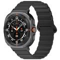 Samsung Galaxy Watch Ultra 2024/2025 Magnetisk Silikon Sportsreim - 47mm - Svart