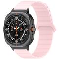 Samsung Galaxy Watch Ultra 2024/2025 Magnetisk Silikon Sportsreim - 47mm - Rosa