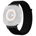 Samsung Galaxy Watch Ultra 2024/2025 Nylonrem med Borrelåslukking - 47mm - Svart