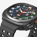 Samsung Galaxy Watch Ultra 2024/2025 Ringke Slim & Glass TPU-deksel med skjermbeskytter - 47mm - Titan Svart