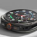 Samsung Galaxy Watch Ultra 2024/2025 Ringke Slim & Glass TPU-deksel med skjermbeskytter - 47mm - Titan Svart