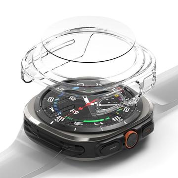 Samsung Galaxy Watch Ultra 2024/2025 Ringke Slim & Glass TPU-deksel med skjermbeskytter - 47mm - Gjennomsiktig