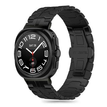 Samsung Galaxy Watch Ultra 2024/2025 Tech-Protect Linestropp i rustfritt stål - 47mm - Svart