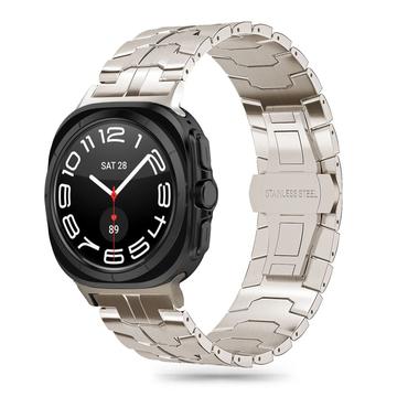 Samsung Galaxy Watch Ultra 2024/2025 Tech-Protect Linestropp i rustfritt stål - 47mm - Titan