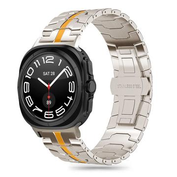 Samsung Galaxy Watch Ultra 2024/2025 Tech-Protect Linestropp i rustfritt stål - 47mm