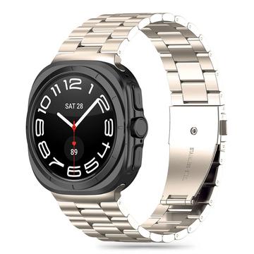 Samsung Galaxy Watch Ultra 2024/2025 Tech-Protect-rem i rustfritt stål - 47mm - Titanium