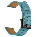 Samsung Galaxy Watch4/Watch4 Classic/Watch5/Watch6/Watch FE/Watch7 Lær Klokkereim - 20mm - Blå