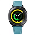 Samsung Galaxy Watch4/Watch4 Classic/Watch5/Watch6 Lær Klokkereim - 20mm - Blå