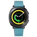 Samsung Galaxy Watch4/Watch4 Classic/Watch5/Watch6/Watch FE/Watch7 Lær Klokkereim - 20mm - Blå