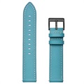 Samsung Galaxy Watch4/Watch4 Classic/Watch5/Watch6 Lær Klokkereim - 20mm - Blå