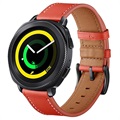 Samsung Galaxy Watch4/Watch4 Classic/Watch5/Watch6/Watch FE/Watch7 Lær Klokkereim - 20mm - Rød