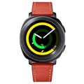 Samsung Galaxy Watch4/Watch4 Classic/Watch5/Watch6 Lær Klokkereim - 20mm - Rød