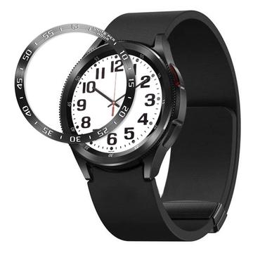 Samsung Galaxy Watch6 Classic Styling deksel med ramme - 43 mm - svart/hvit