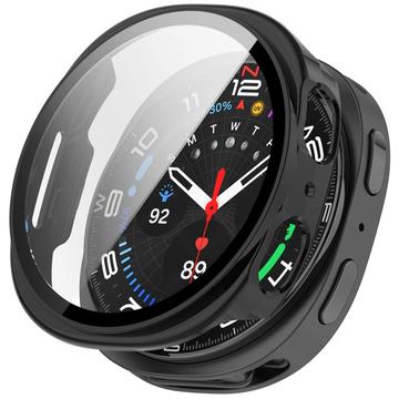 Samsung Galaxy Watch8 Plastdeksel med Skjermbeskytter - 44mm - Svart