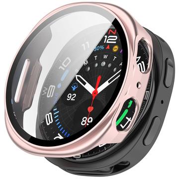 Samsung Galaxy Watch8 Plastdeksel med Skjermbeskytter - 44mm - Rosa