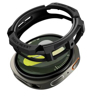 Samsung Galaxy Watch8 Spigen Rugged Armor TPU-deksel - 44mm - Svart