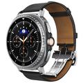 Samsung Galaxy Watch8/Watch8 Classic Spigen Enzo lærrem - 40/44/46mm - Svart
