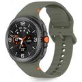 Samsung Galaxy Watch8/Watch8 Classic Tech-Protect silikonrem - 40mm/44mm/46mm - Armégrønn