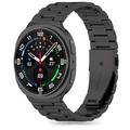Samsung Galaxy Watch8/Watch8 Classic Tech-Protect-rem i rustfritt stål - 40/44/46mm - svart
