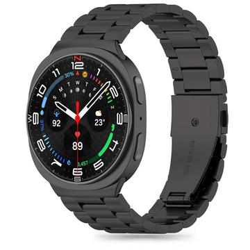 Samsung Galaxy Watch8/Watch8 Classic Tech-Protect-rem i rustfritt stål - 40/44/46mm - svart