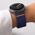Samsung Galaxy Watch8/Watch8 Classic/Watch9 Tech-Protect vevd nylonrem med spenne - 40/44/46mm - marineblå