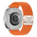 Samsung Galaxy Watch8/Watch8 Classic/Watch9 Tech-Protect vevd nylonrem med spenne - 40/44/46mm - oransje