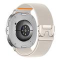 Samsung Galaxy Watch8/Watch8 Classic/Watch9 Tech-Protect vevd nylonrem med spenne - 40/44/46mm - Stjernelys