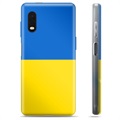 Samsung Galaxy Xcover Pro TPU-deksel Ukrainsk flagg - Gul og lyseblå