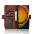 Samsung Galaxy XCover7 Pro Kortholder Lommebokveske - brun
