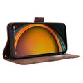 Samsung Galaxy XCover7 Pro Kortholder Lommebokveske - brun