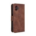 Samsung Galaxy XCover7 Pro Kortholder Lommebokveske - brun